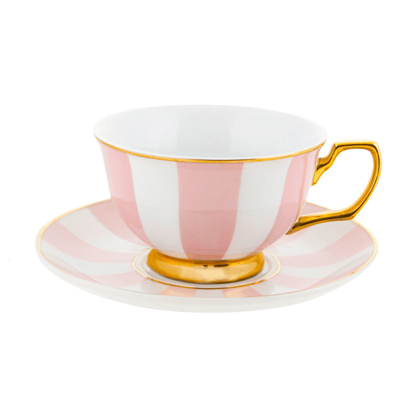 Teacup Blush Stripes