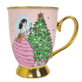 A Sparkling Christmas Mug - Pink