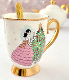 A Sparkling Christmas Mug - Ivory