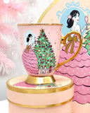 A Sparkling Christmas Mug - Pink
