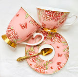 Teacup & Saucer Enchanted Butterfly