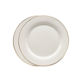 Side Plate Ivory Set of 2