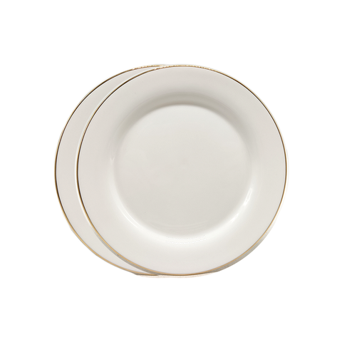 Side Plate Ivory Set of 2