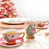 La Belle Noel's Christmas Teacup & Saucer