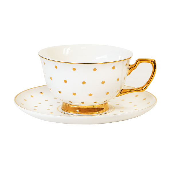 Teacup Polka Gold