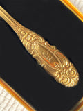 Vintage Cake Server Gold