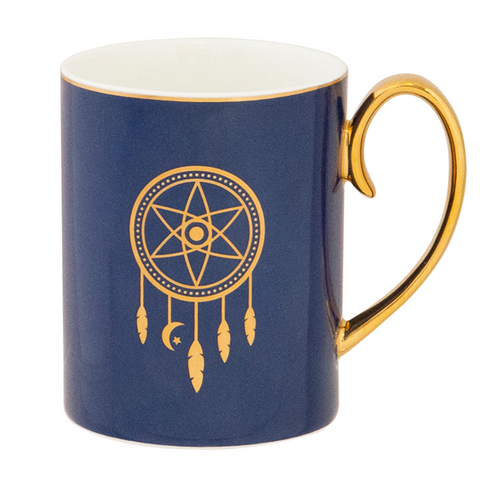 Dreamcatcher - Mug - Navy & Gold