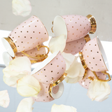 Teacup Polka Gold Blush