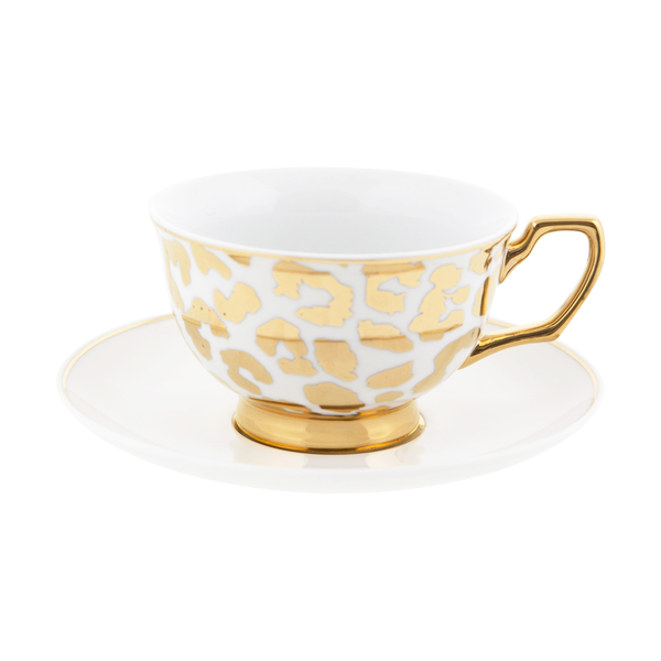 Teacup Louis Leopard Gold